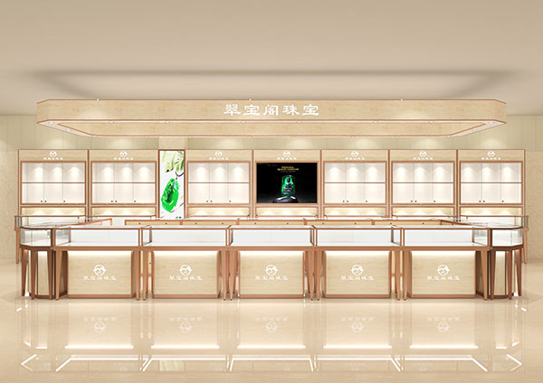 珠寶展示柜臺,專業珠寶展柜廠家,定制玻璃珠寶展示柜