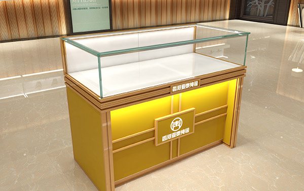 玻璃珠寶展示柜臺的造型應(yīng)用